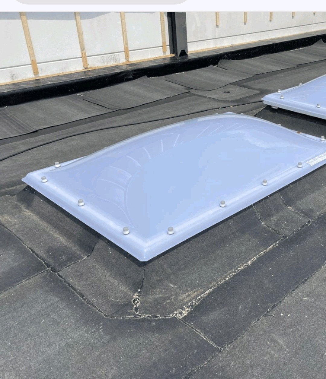 Lichtkoepel opaal 200x100 ventilerend, en 60x60 elektrisch, Ophalen of Verzenden, Gebruikt