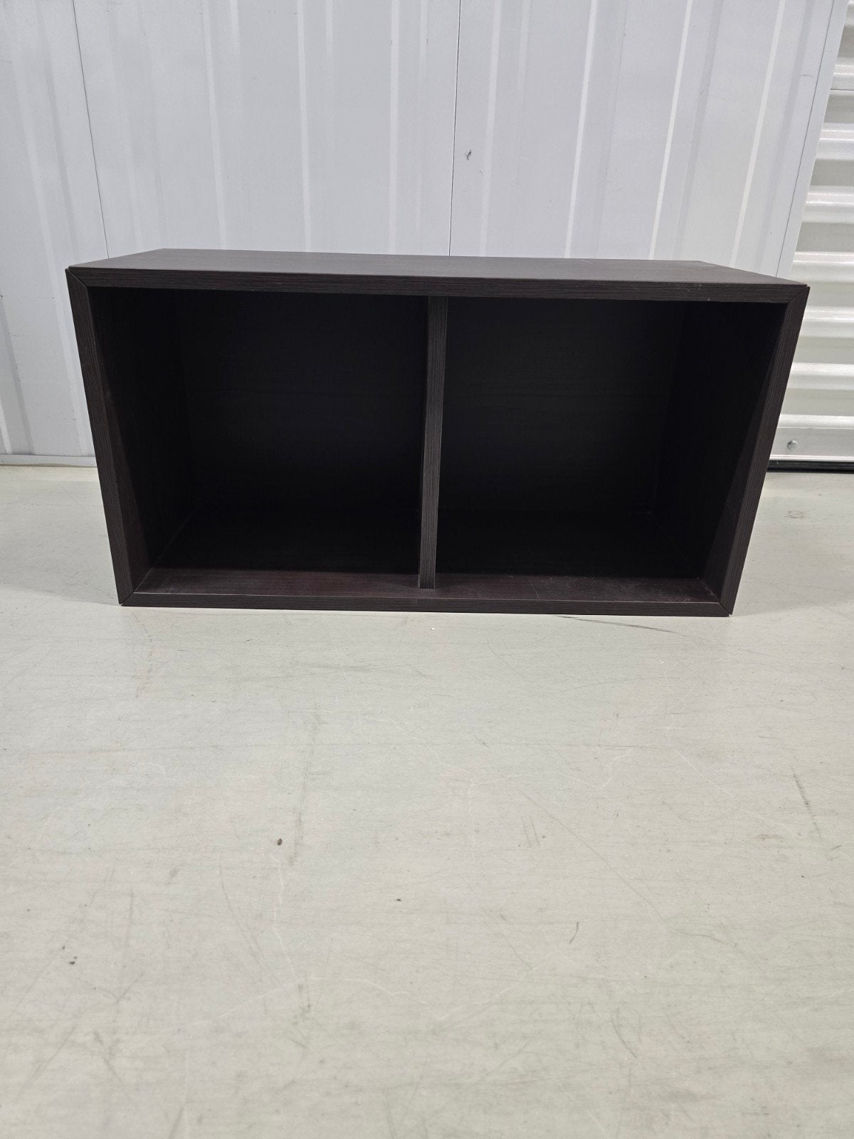 IKEA VALJE Kastje / Opbergkubus 2 stuks - Donkerbruin, Ophalen, Met plank(en), Eikenhout, 50 tot 100 cm