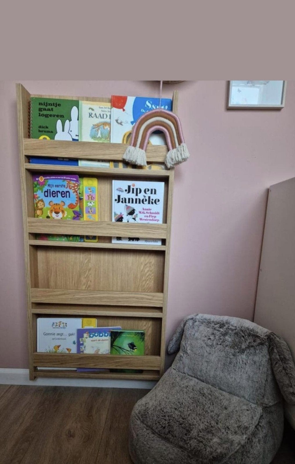 Nieuwe Montessori kinderboekenkast, Huis en Inrichting, Kasten | Boekenkasten, Ophalen, Nieuw, 100 tot 150 cm