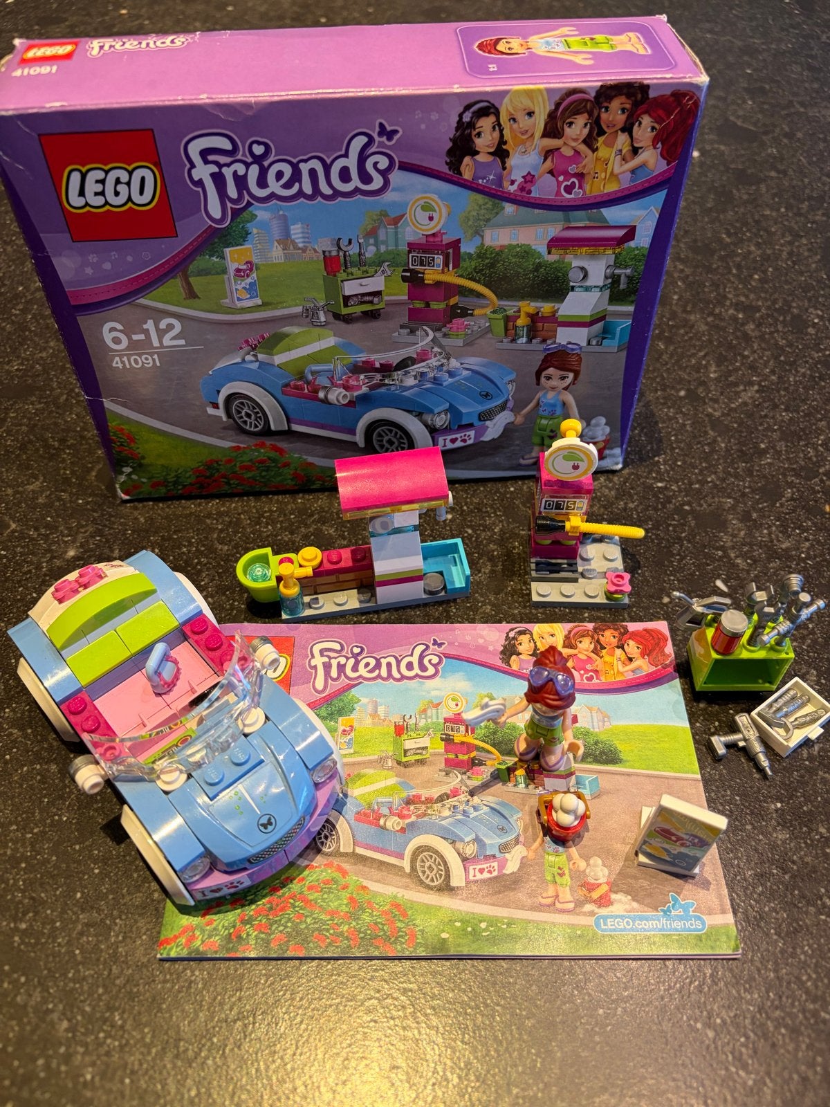 Lego Friends 41091 Mia's Sportwagen, Lego, Friends, Ophalen of Verzenden, Zo goed als nieuw