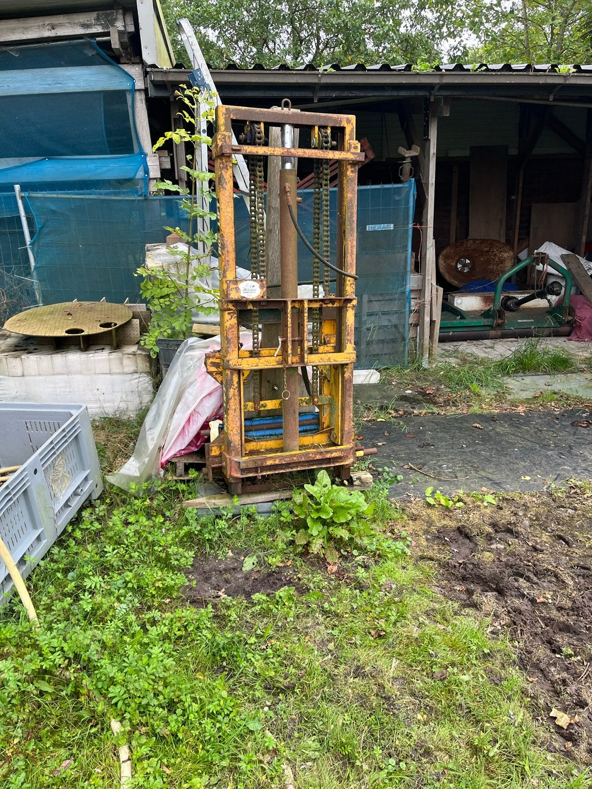 Hef voor achter trekker - Box Lift, Ophalen, Gebruikt