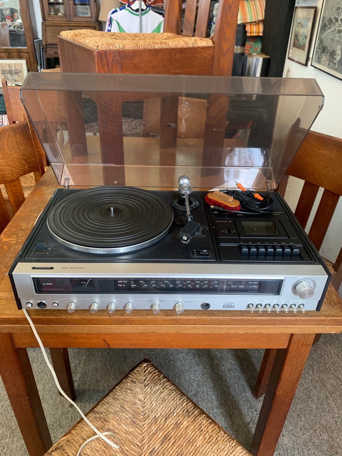 platenspeler vintage Aristona (Philips) stereo installatie,, Verzenden, Zo goed als nieuw, Thorens