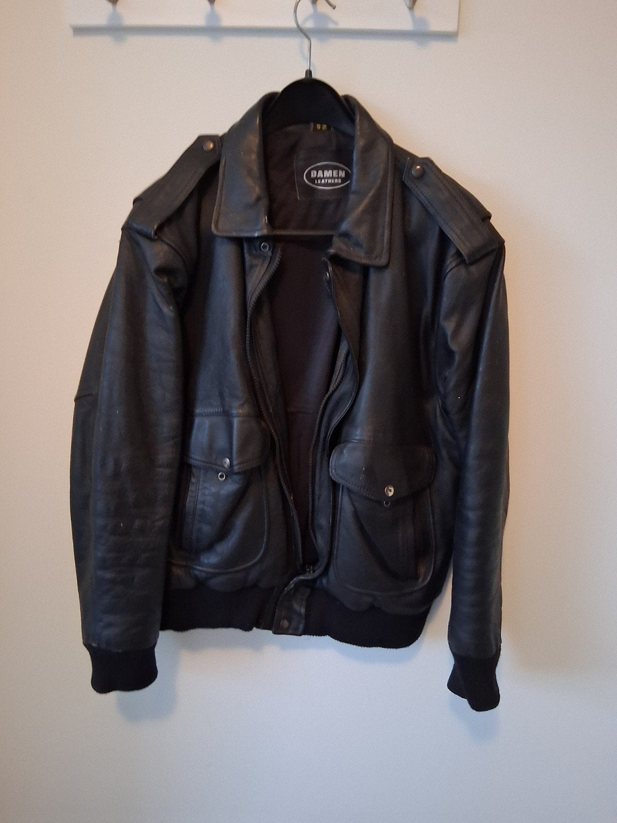 Vintage Damen Leren motorjack., Heren, Damen Leathers, Jas | leer, Ophalen of Verzenden