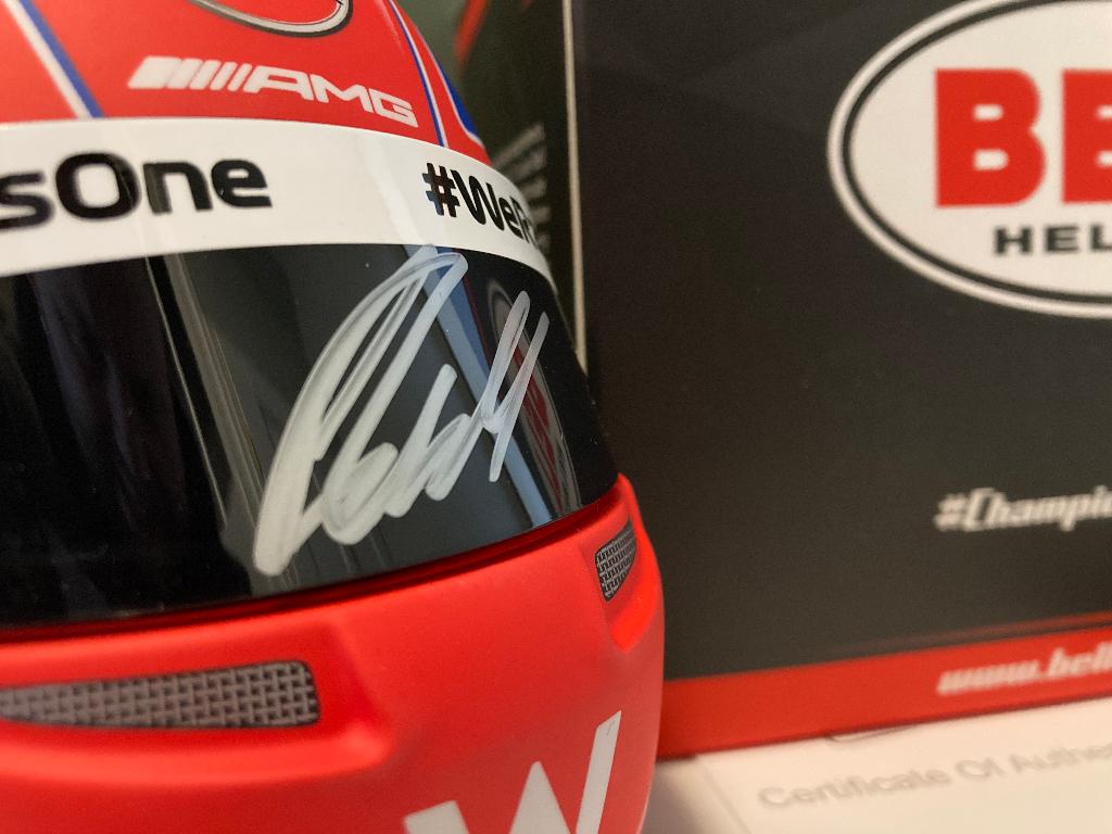 ✅ George Russell 1:2 helm 2021 Gesigneerd Williams Racing F1, Ophalen of Verzenden, Nieuw, Formule 1