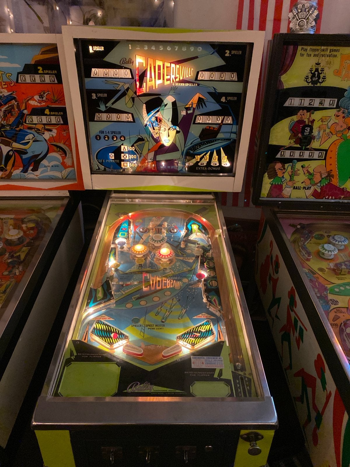 Bally Capersville Flipperkast - Klassieke Speelautomaat, Ophalen, Gebruikt, Elektronisch, Bally