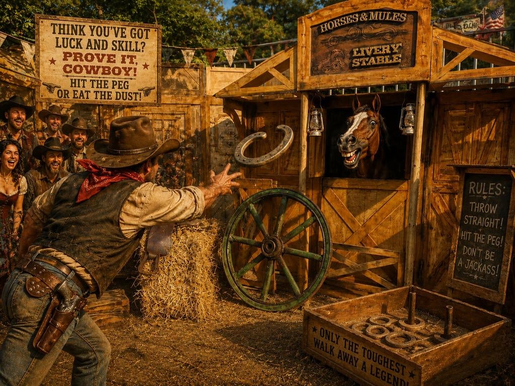 Wild west party country en westernfeest rodeostier, Hobby en Vrije tijd, Ophalen, Nieuw, Overige