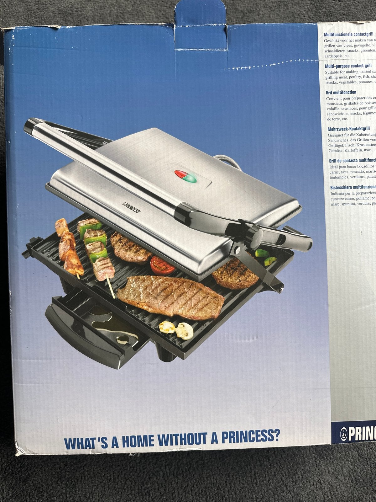 Princess Multi-contactgrill - Nieuw in doos, Witgoed en Apparatuur, Grillplaten, Ophalen of Verzenden, Nieuw, Tafelgrill