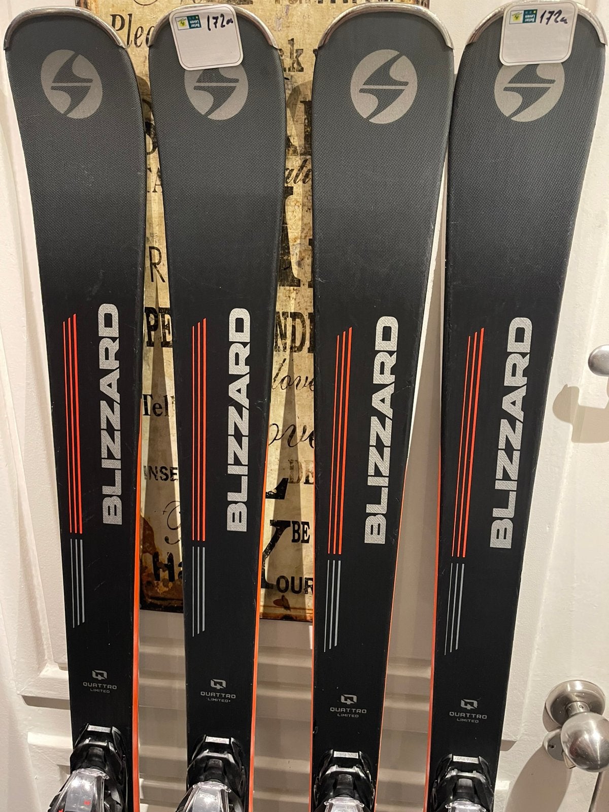 172cm BLIZZARD QUATTRO TI 25/26 top All ROUND SKIS 799€, Overige merken, 160 tot 180 cm, Ophalen of Verzenden, Zo goed als nieuw
