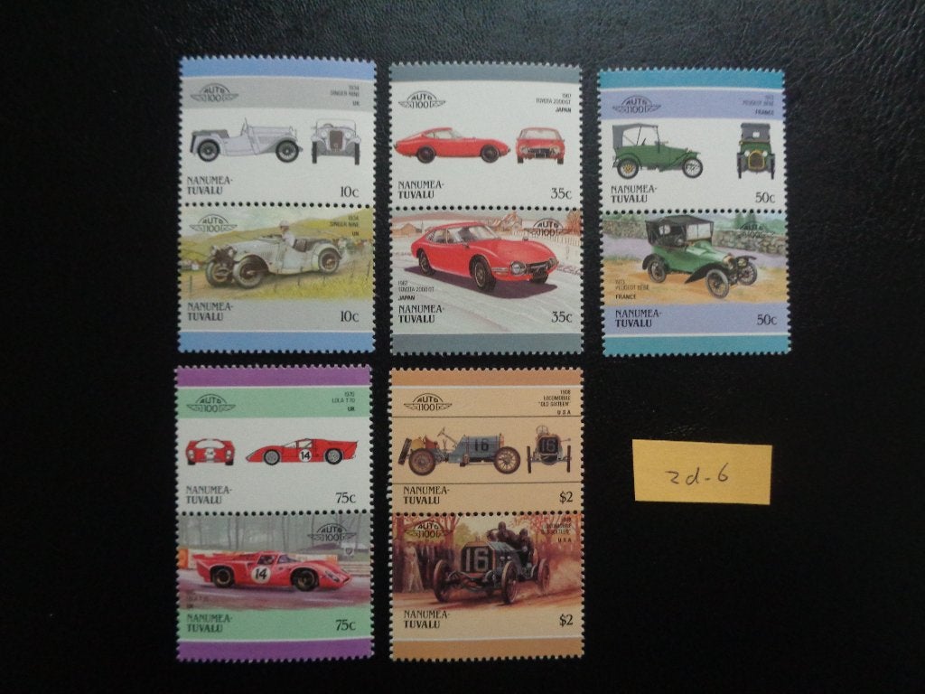 tuvalu nanumea - auto's / postfris 1985 (zd-6), Ophalen of Verzenden, Postfris
