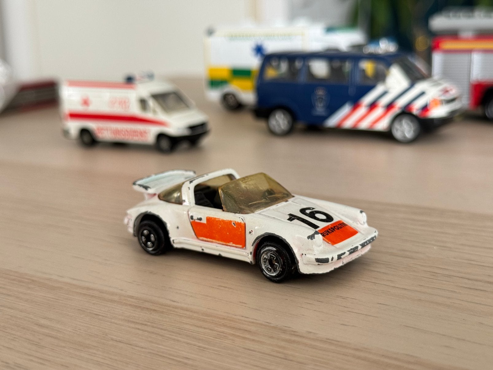Corgi rijkspolitie Porsche 911 (1:72), Ophalen of Verzenden, Gebruikt, Auto, Corgi