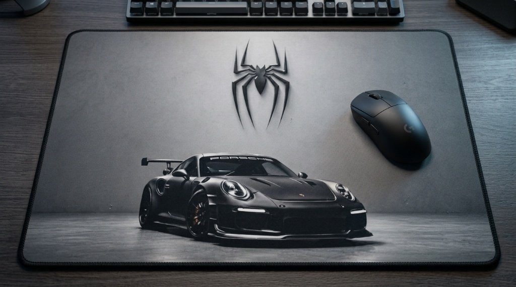 SpiderRush – Black Edition, Computers en Software, Muismatten, Verzenden, Gaming muismat, Nieuw, VeloShade
