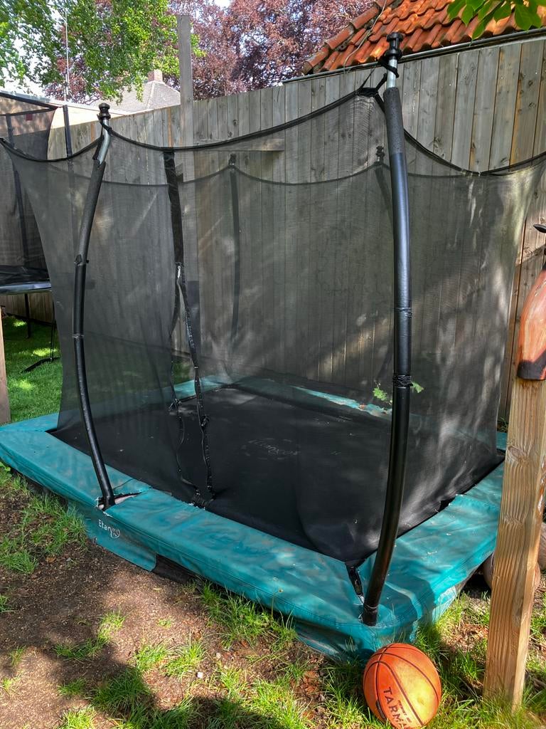 Gratis Etan inground trampoline 300x230 - Springvel prima, Ophalen, Gebruikt