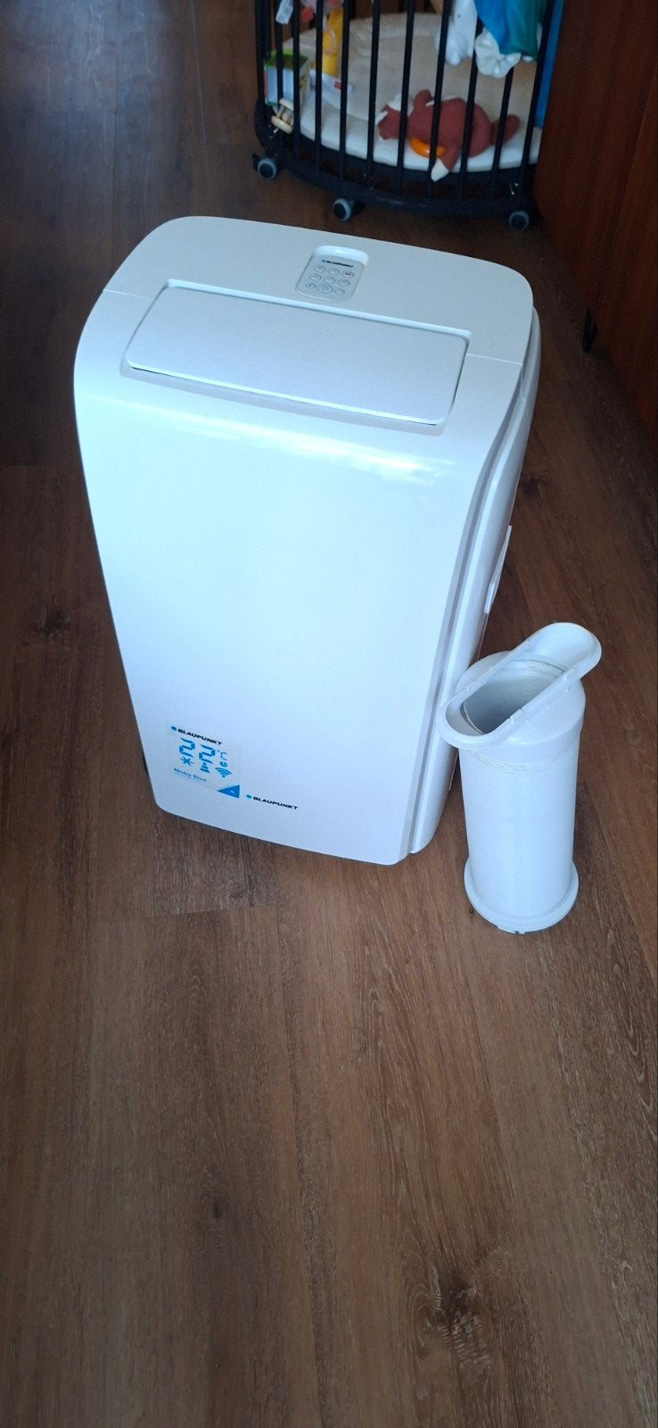 Blaupunkt Moby Blue mobiele airco - koelen én verwarmen, Ophalen, Verwarmen, Minder dan 60 m³, 3 snelheden of meer
