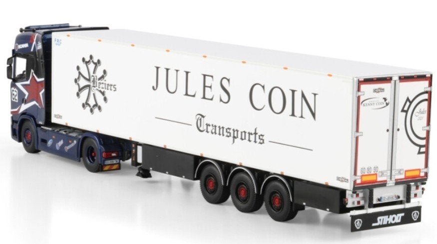 WSI SCANIA S HIGHLINE + KOEL TRAILER - KENNY COIN, Wsi, ., Nieuw, Ophalen of Verzenden