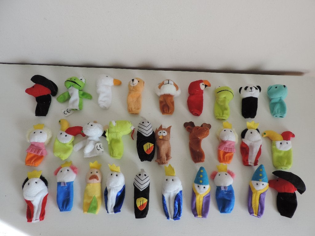 vinger poppetjes, Ophalen of Verzenden, Gebruikt, Overige typen