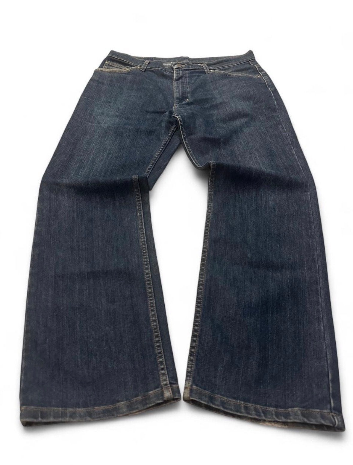 Wrangler Hero Bootcut Jeans W36 L30 Donkerblauw Denim, Ophalen of Verzenden, Gedragen, Blauw, W36 - W38 (confectie 52/54)