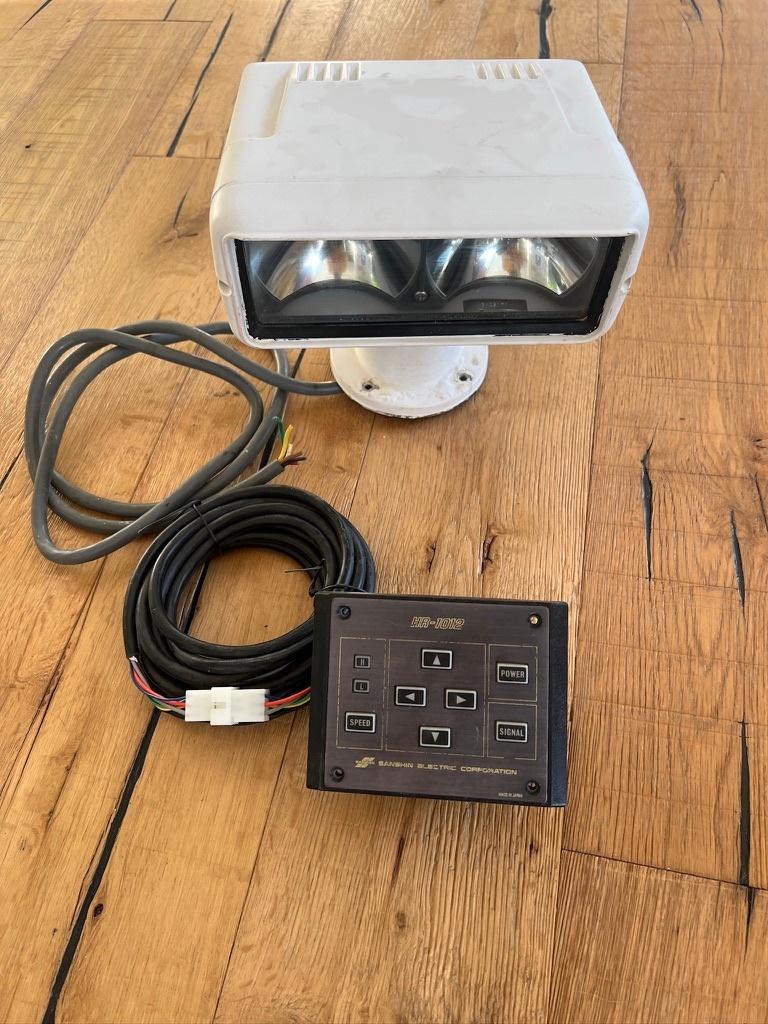 Zoeklicht bewegend Sanshin HR 1012 U 24V, Ophalen, Gebruikt, Overige typen