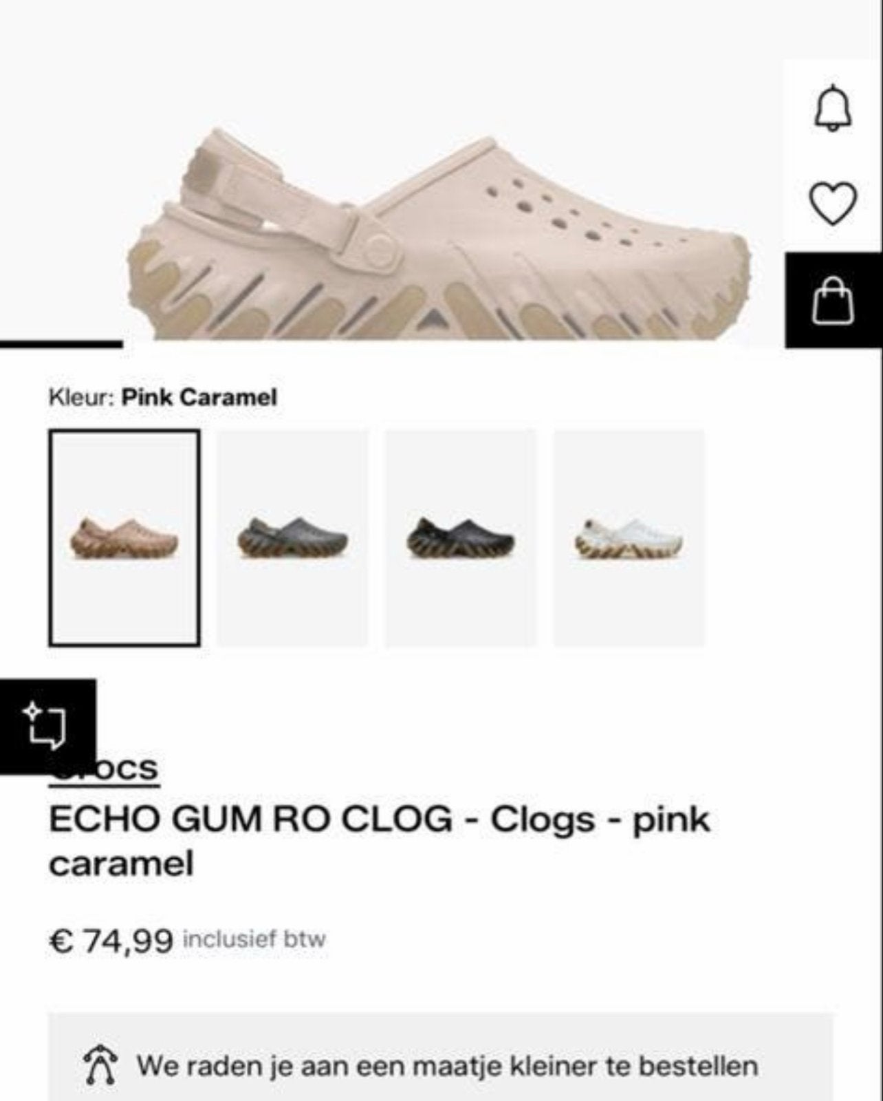 Crocs Echo Clog - Comfortabele en stijlvolle klompen, Ophalen of Verzenden, Nieuw, Roze, Slippers