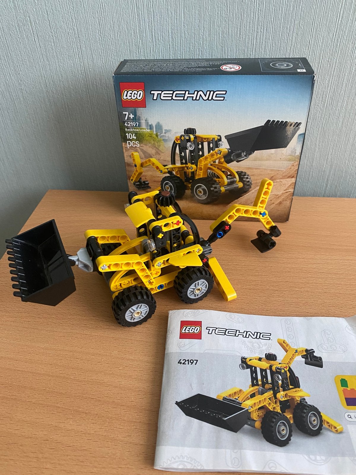 Lego Technic Backhoe Loader, Ophalen of Verzenden, Zo goed als nieuw