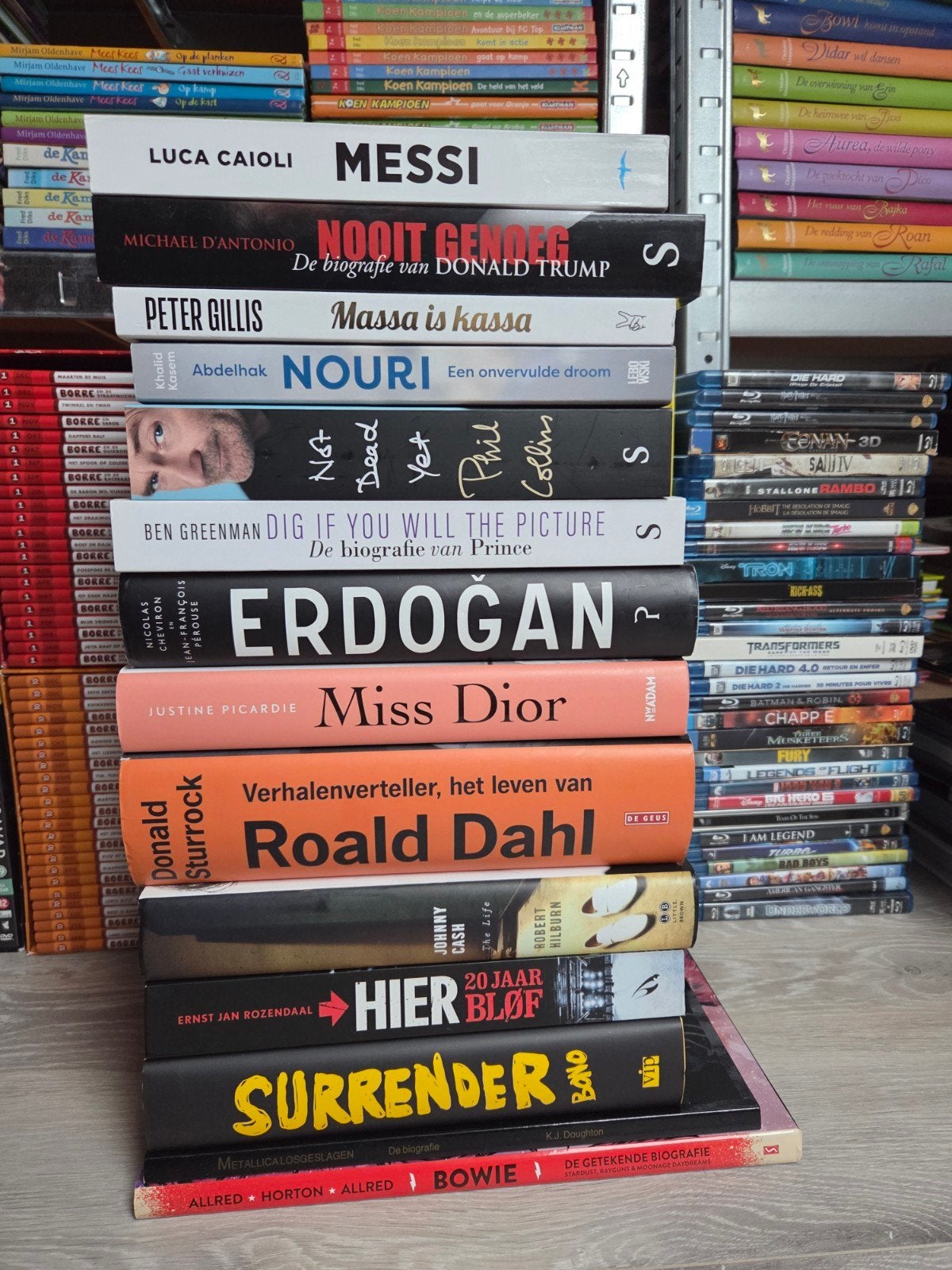 Verzameling biografie boeken oa Trump Bono Metallica Bowie, Ophalen of Verzenden, Zo goed als nieuw, Sport