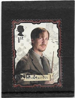 Engeland 2018 Harry Potter - Remus Lupin uit miniaturesheet, Verzenden, Gestempeld