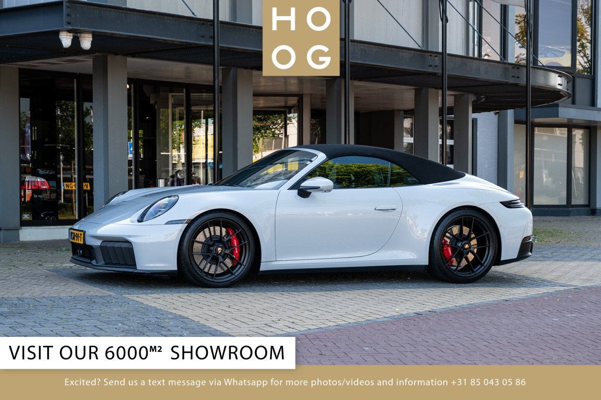 Porsche 911 992.2 Carrera 4 GTS Cabriolet (bj 2024), Auto's, Porsche, Automaat, Gebruikt, Overige kleuren, Cabriolet