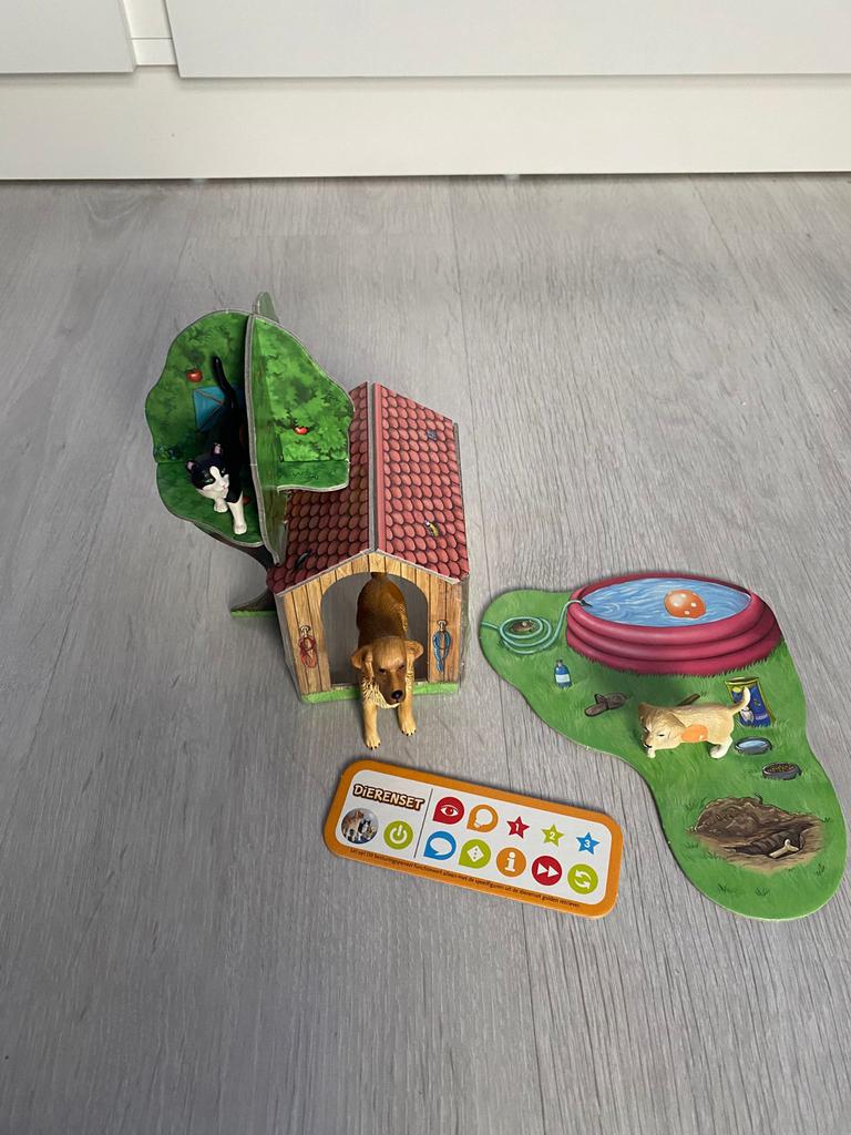 Tiptoi Dierenset met 3 speelfiguren en 3D speelmateriaal, Ophalen of Verzenden, Gebruikt, Jongen of Meisje