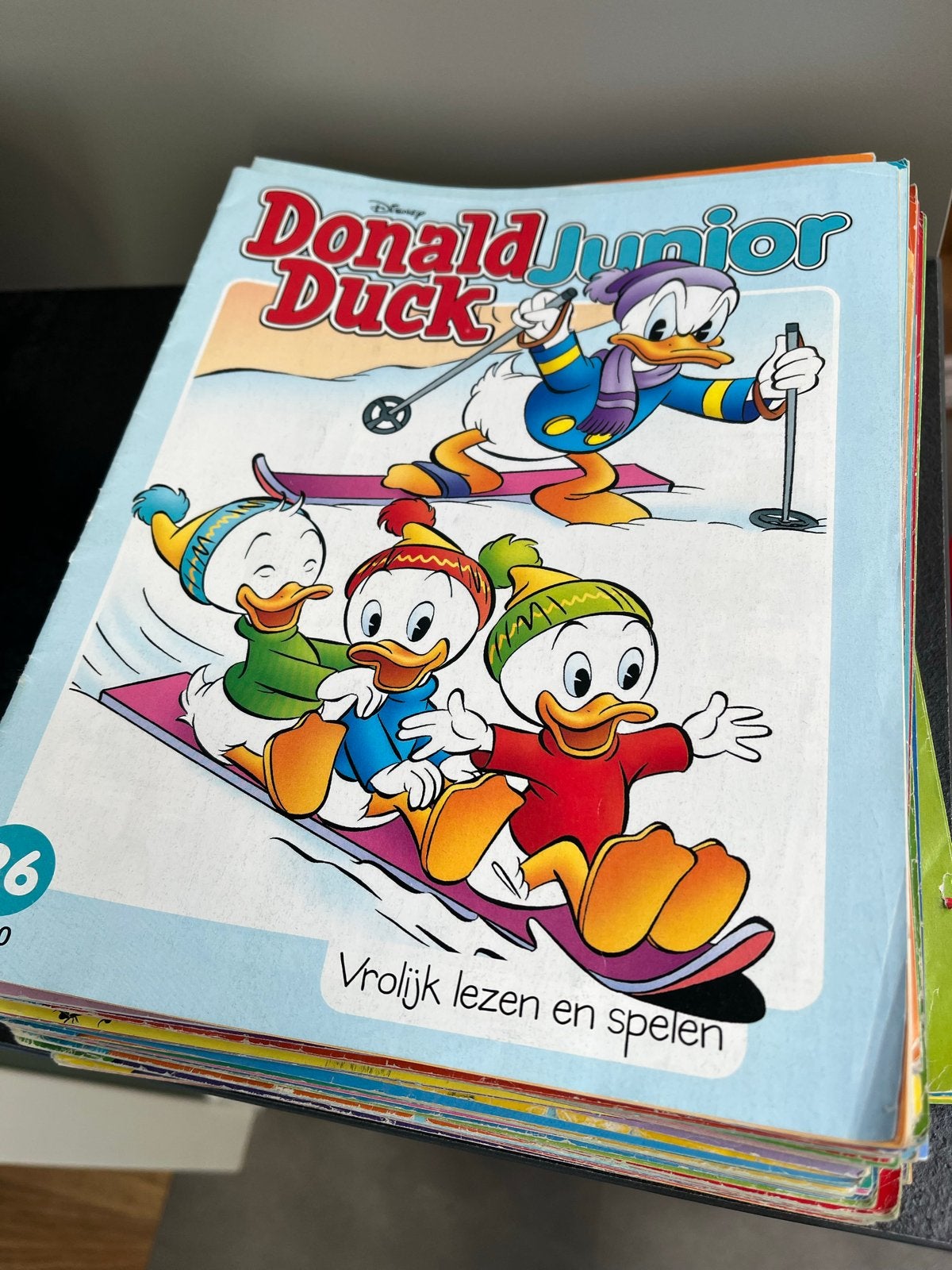 45 Donald Junior Duck stripboeken, Boeken, Meerdere stripboeken, Ophalen, Gelezen