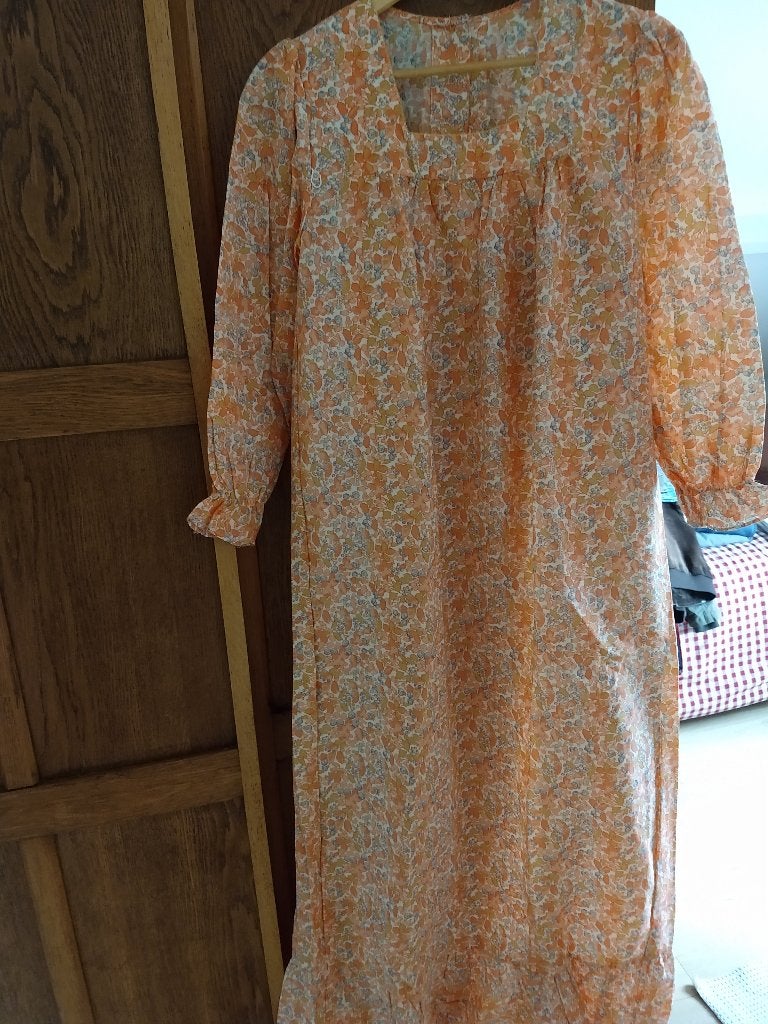 Nachthemd oranje bloem hunkemuller maat s nieuw. Nachthemd m, Kleding | Dames, Ophalen of Verzenden, Nieuw, Maat 38/40 (M)