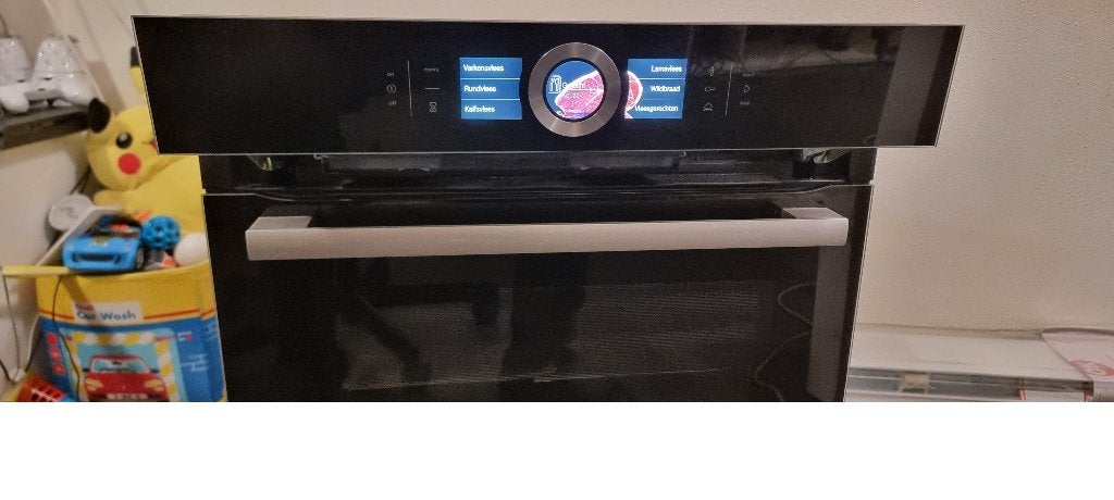 Bosch inbouw stoomoven met 4D hete lucht type CSG856NC1, Ophalen, Gebruikt, Hete lucht, Bosch