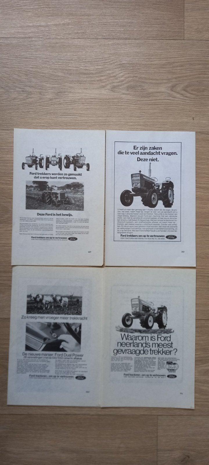 RA 2: Ford-  New Holland advertenties., Ophalen of Verzenden, 1920 tot 1940, Knipsel(s)