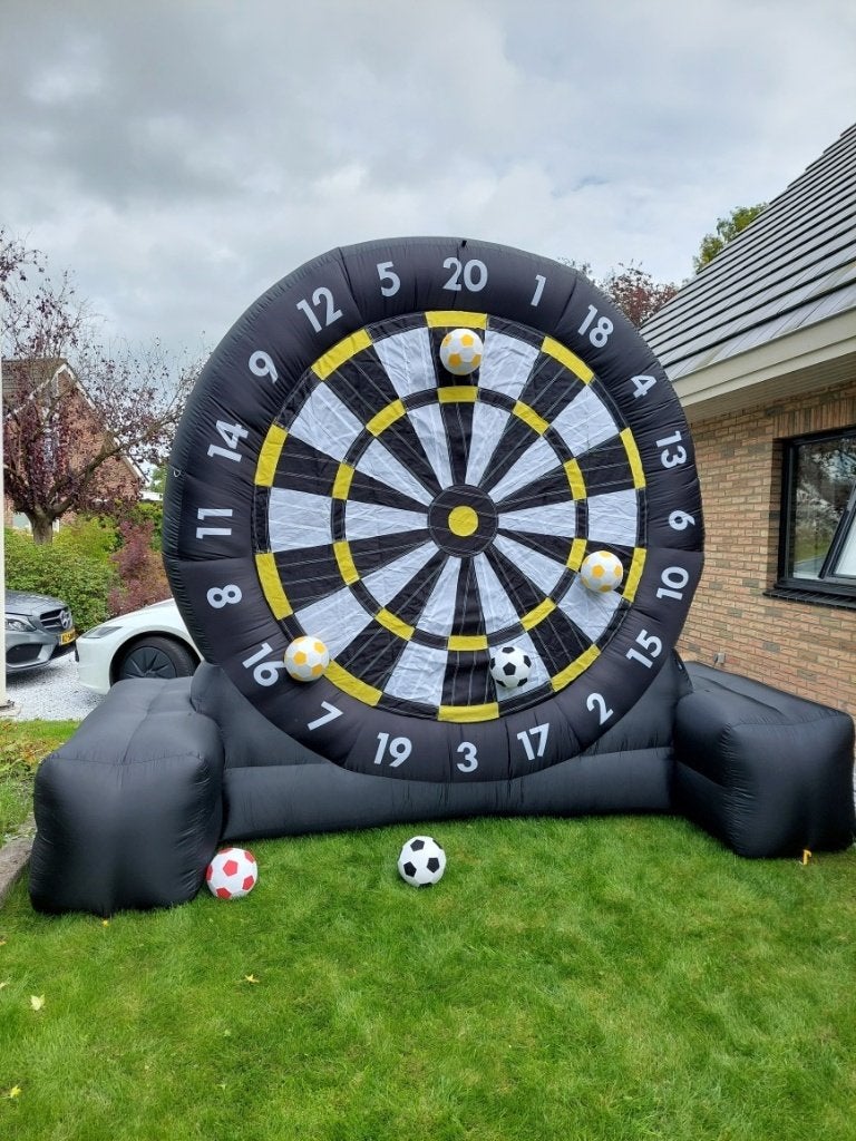 Opblaasbaar Voetbaldartbord huren #verhuur, Ophalen of Verzenden, Zo goed als nieuw, Overige