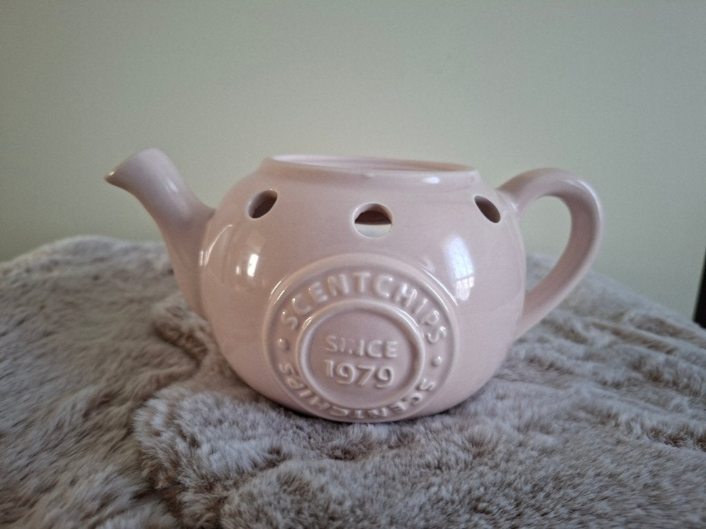 NIEUWE Scentchips brander roze theepotvorm, Geurverspreider, Nieuw, Ophalen of Verzenden, Roze