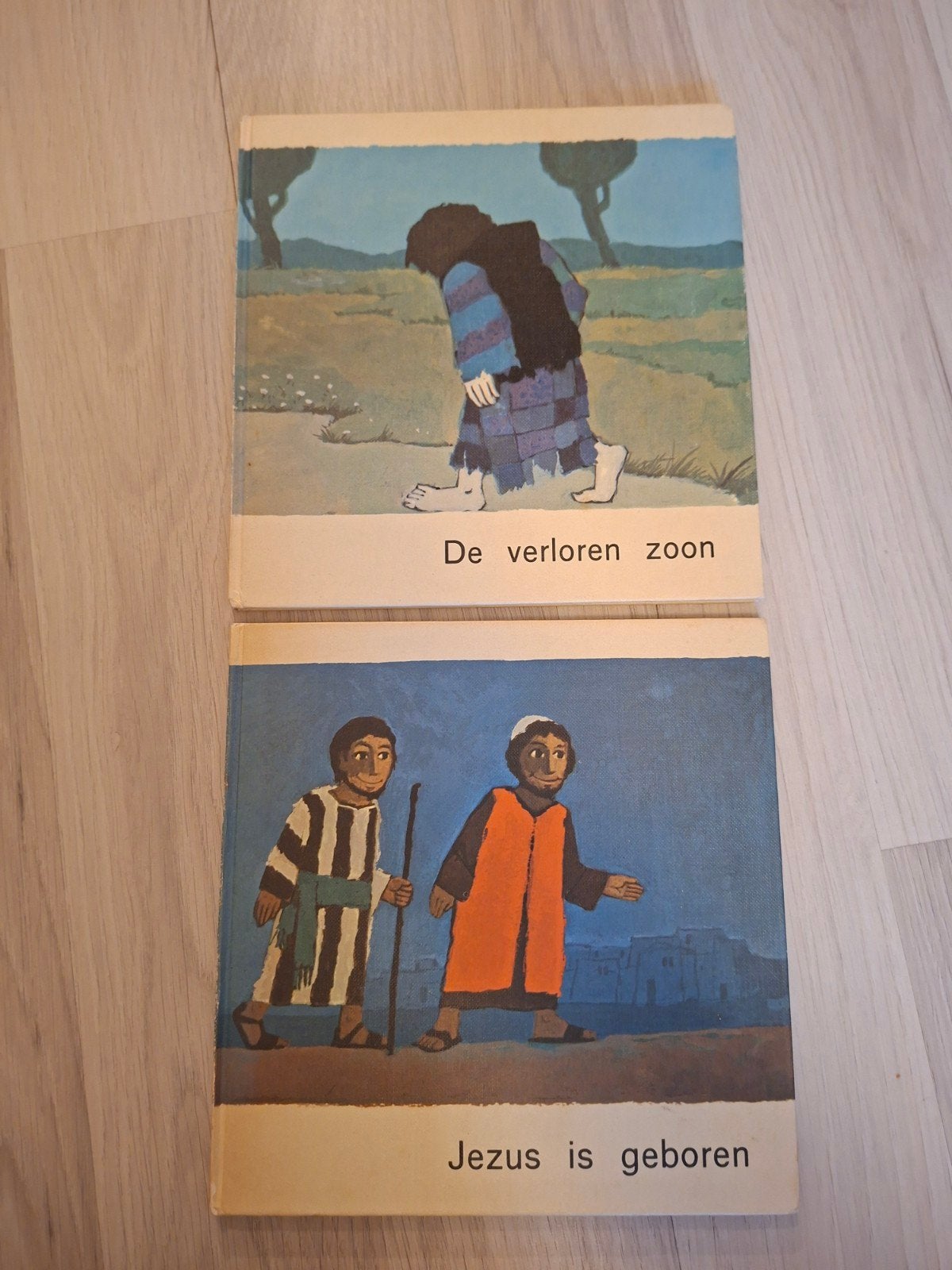 2x christelijk Kinderboek: De Verloren Zoon & Jezus is Gebor, Ophalen of Verzenden, Gelezen, Onbekend, Christendom | Protestants