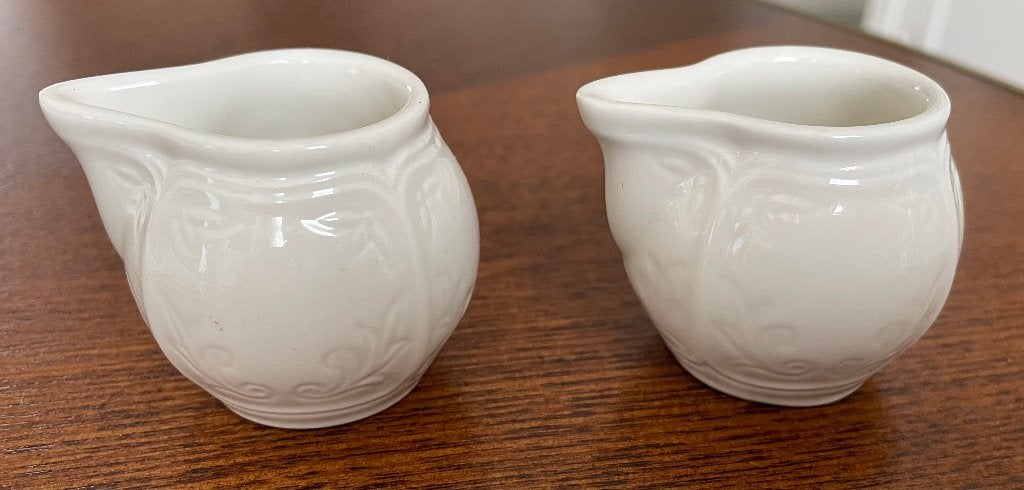 Roomkannetjes Villeroy&Boch 2 stuks, 0,03 l., Verzenden, Nieuw, Porselein, Overige typen