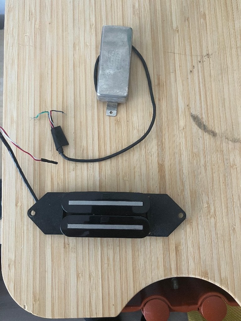 Seymour Duncan Rickenbacker Bass Pickup Set, Ophalen of Verzenden, Gebruikt, Elektrische gitaar