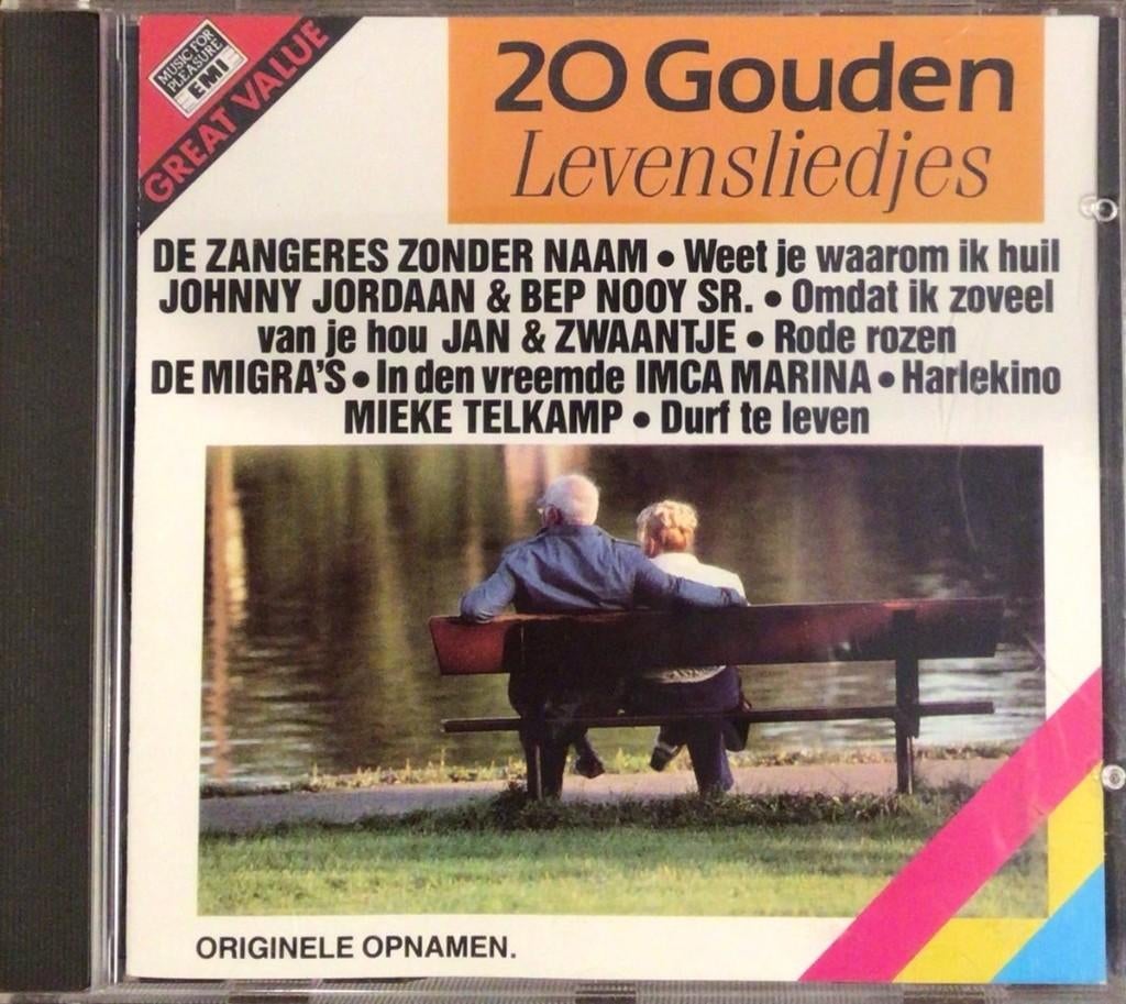 20 Gouden Levensliedjes  Originele CD Nieuw, Ongebruikt., Ophalen of Verzenden, Nieuw in verpakking, Levenslied of Smartlap