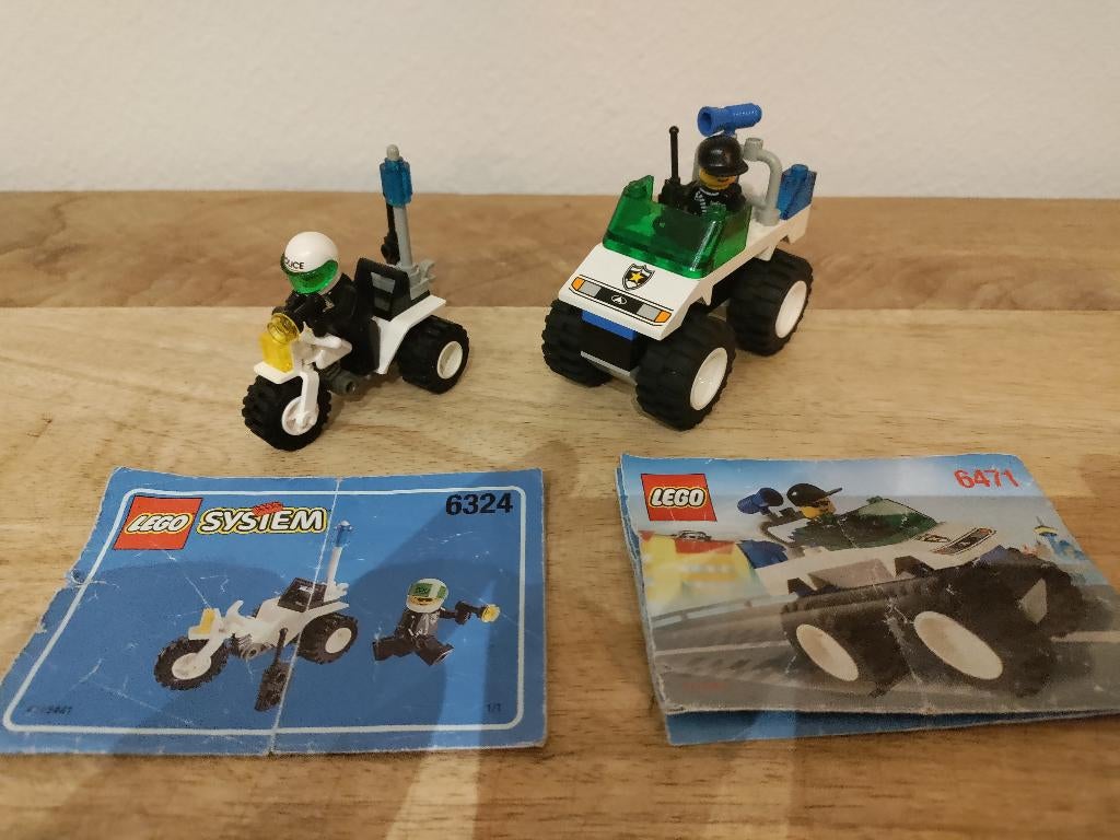 Vintage Police Town Lego sets 6354 6324 & 6471, Kinderen en Baby's, Speelgoed | Duplo en Lego, Ophalen of Verzenden, Gebruikt