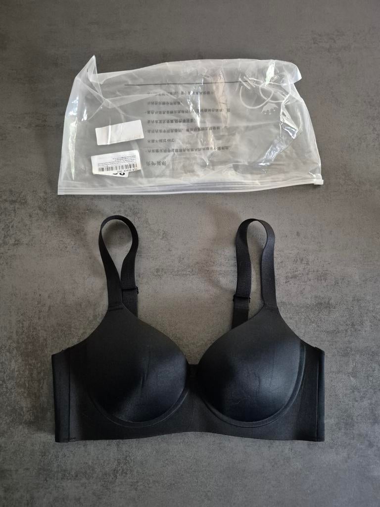 Bh 70 / 75 C zwart nieuw comfortabel, Ophalen of Verzenden, Zwart, BH