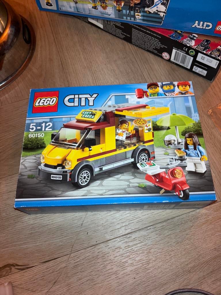 LEGO City 60150 Pizzawagen compleet met doos, Ophalen of Verzenden, Zo goed als nieuw