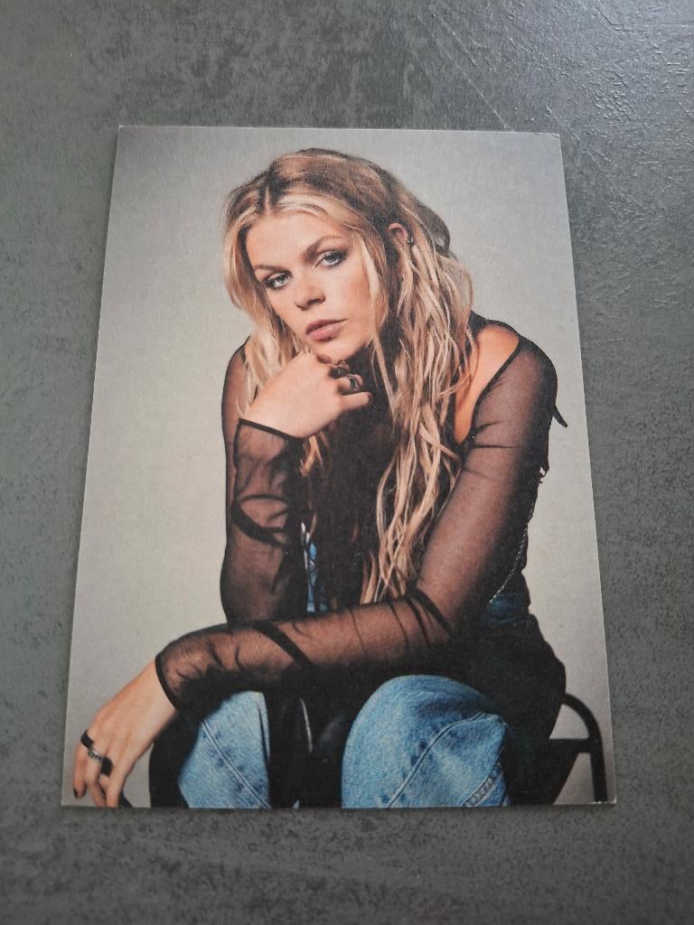 Fotokaart met originele handtekening Davina Michelle, Ophalen of Verzenden, Nieuw, Foto of Kaart, Gesigneerd