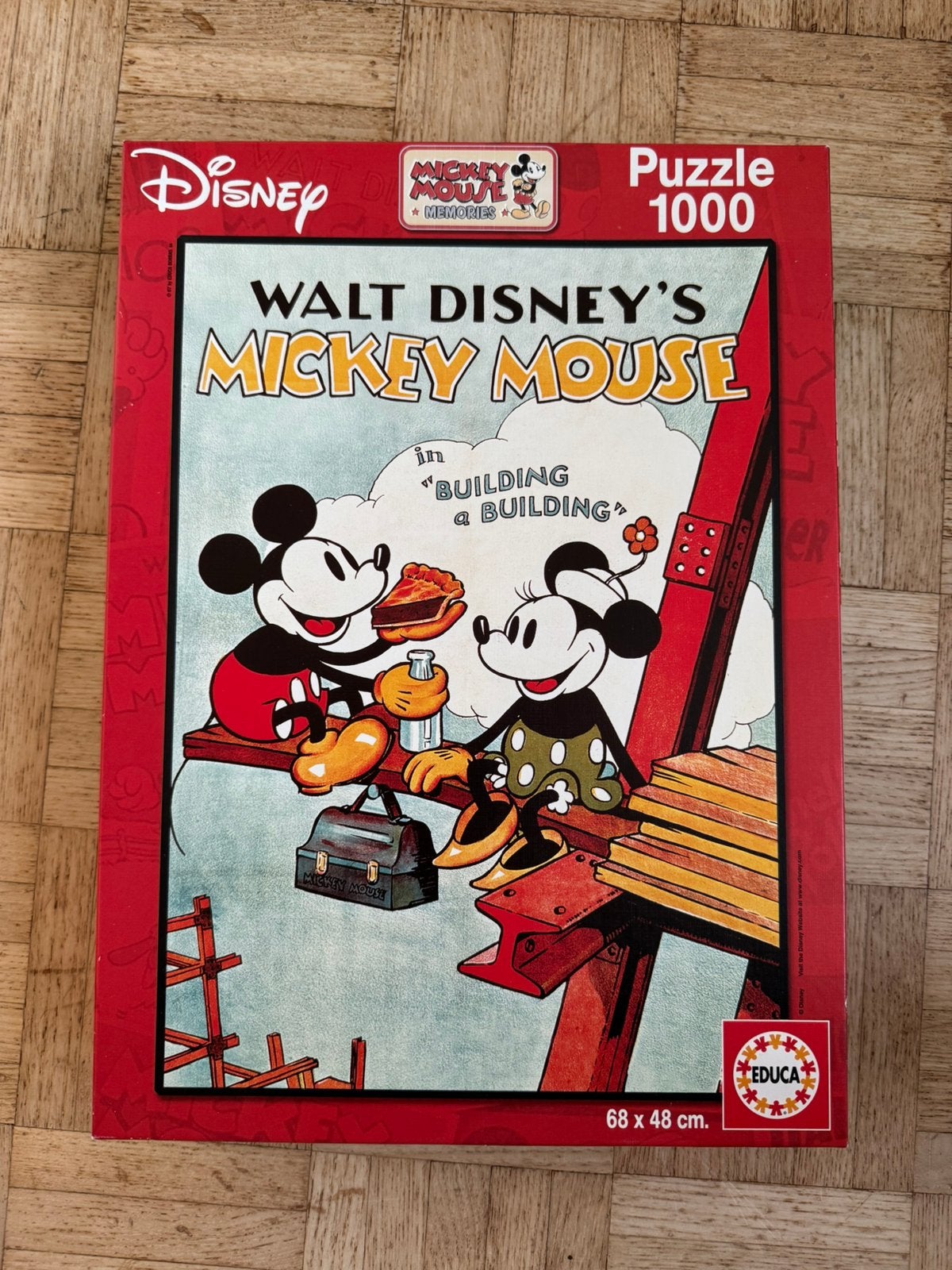 Walt Disney’s Mickey Mouse puzzel “in building a dream”, Hobby en Vrije tijd, Denksport en Puzzels, Ophalen of Verzenden, 500 t/m 1500 stukjes