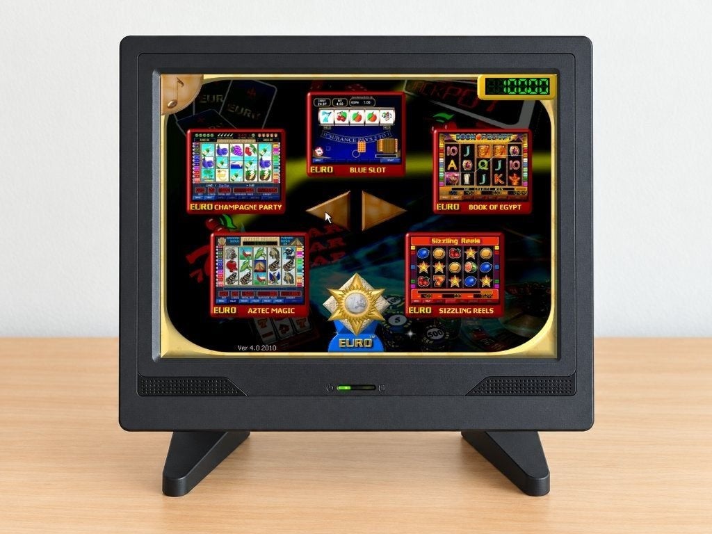 Fruitautomaat Gold - retro touchscreen speelautomaat, Gulden, Ophalen of Verzenden, Gebruikt