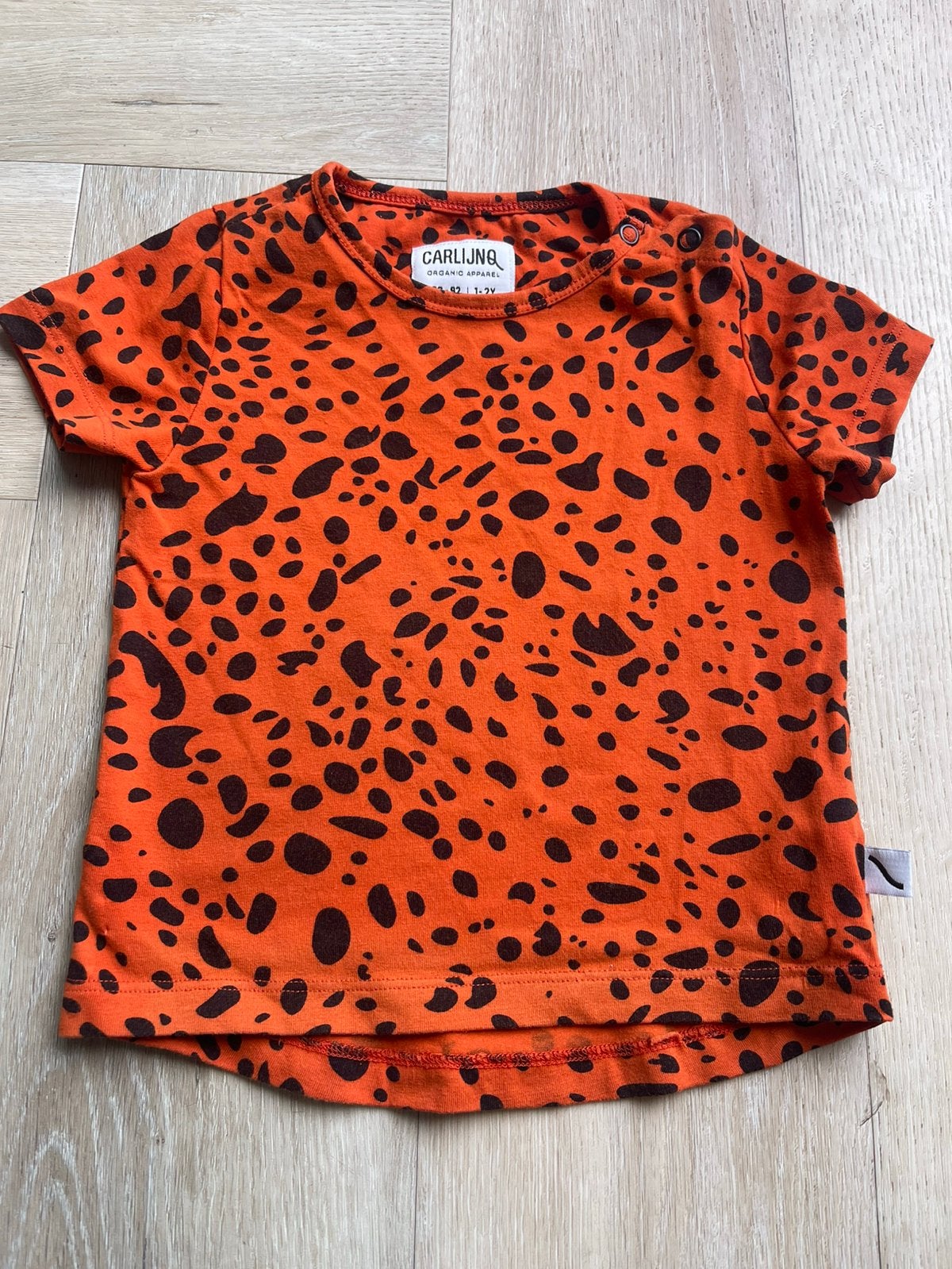 Carlijnq tshirt Unisex maat 86-92, Ophalen, Zo goed als nieuw, Jongetje of Meisje, Shirtje of Longsleeve
