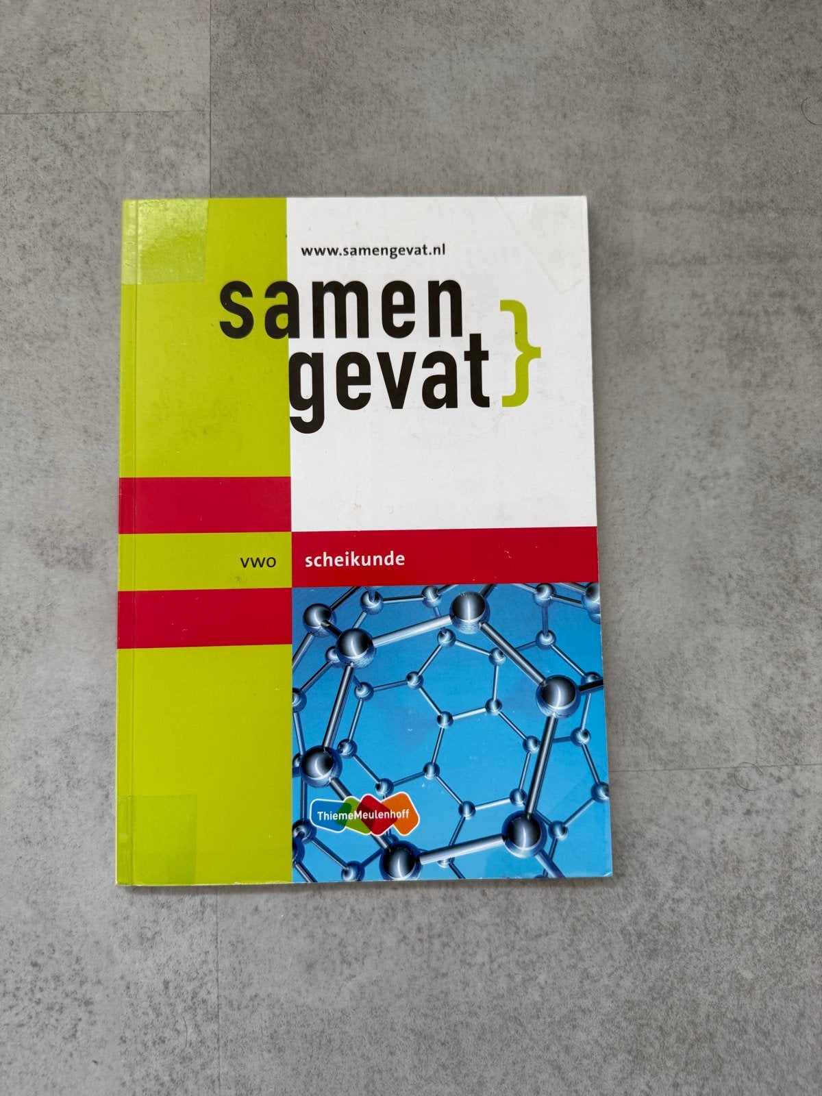 Samengevat VWO Scheikunde - ThiemeMeulenhoff, Boeken, Ophalen of Verzenden, Zo goed als nieuw, VWO, Scheikunde