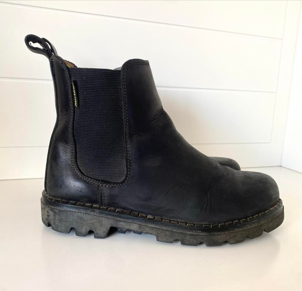 Palladium Pampa Chelsea Boots Zwart Leer Maat 38, Ophalen of Verzenden, Gedragen, Zwart, Lage of Enkellaarzen