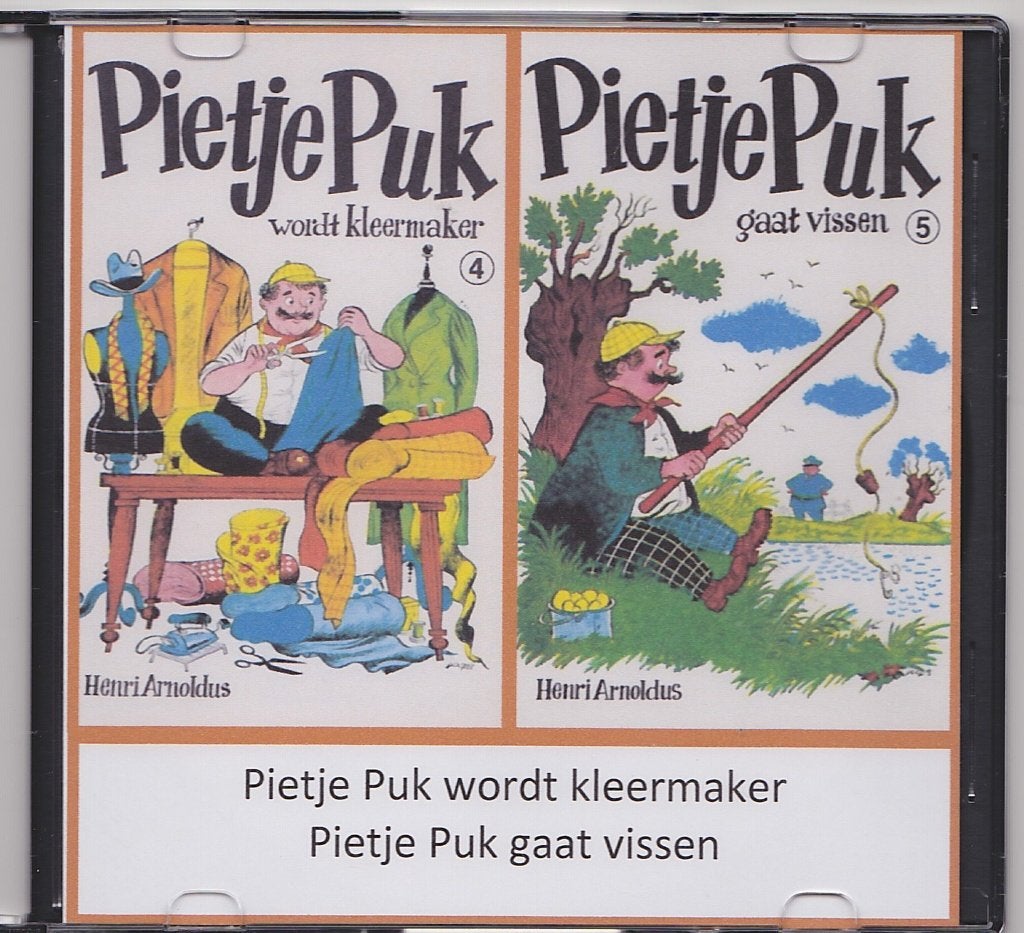 Cd Pietje Puk wordt kleermaker 4 en Pietje Puk gaat vissen 5, Ophalen, Zo goed als nieuw, Verhaal of Sprookje