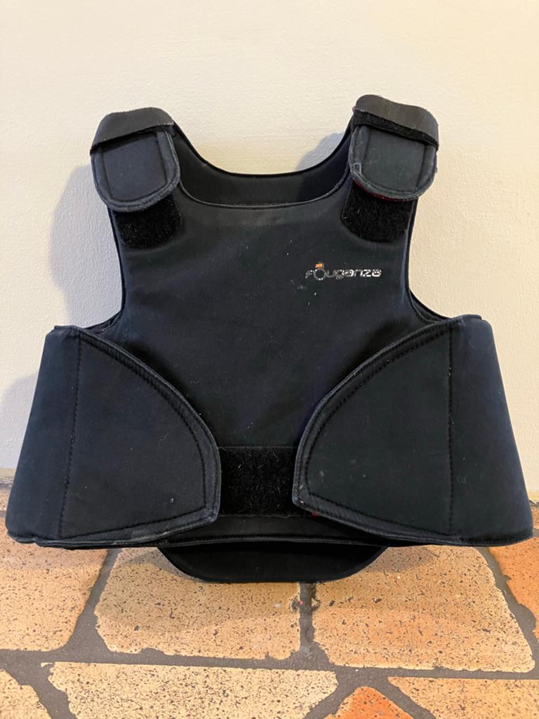 Bodyprotector Fouganza paardrijden maat 8 tot 10 jaar, Gebruikt, Kinderen, Ophalen of Verzenden, Springen