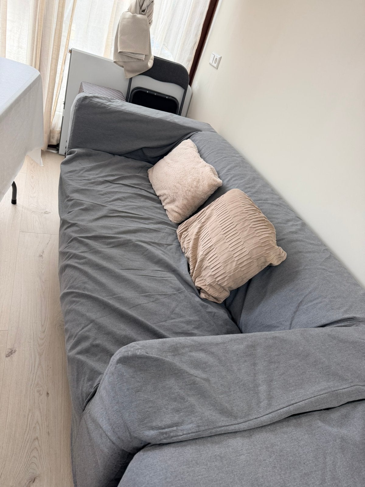 Gratis Bank zetel bankstel, Ophalen, Zo goed als nieuw, 75 tot 100 cm