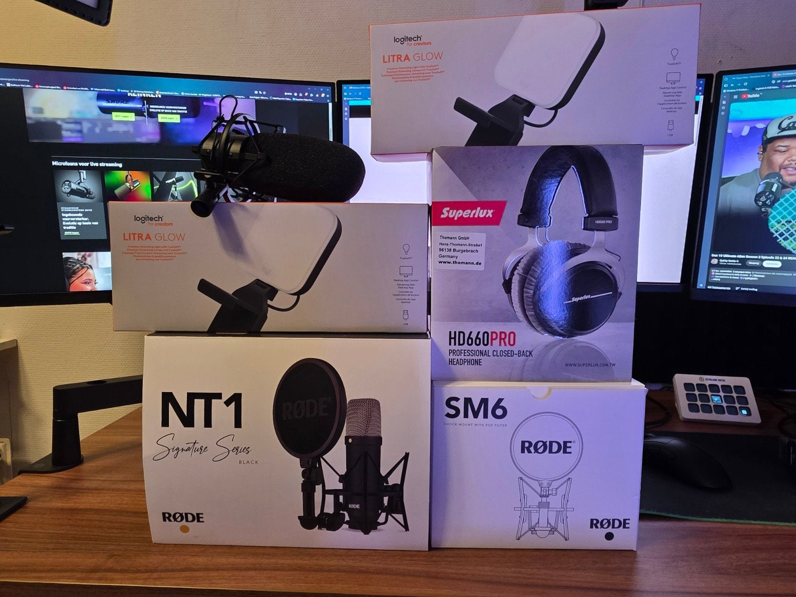 Streaming & Muziekproductie Set, Muziek en Instrumenten, Microfoons, Ophalen of Verzenden, Nieuw, Studiomicrofoon